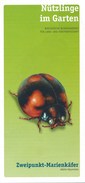 BRD Nützlinge Im Garten Bundesgartenschau München 2005 Biologische Bundesanstalt Faltblatt 7 Seiten (Abbildung = Auszug) - Tierwelt