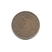 CYPRUS 1930 KGV 1/2 PIASTRE BRONZE COIN EXTF-AUNC - Zypern