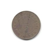 CYPRUS 1927 KGV 1/2 PIASTRE BRONZE COIN F-VF - Cipro