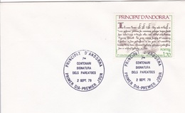 Andorre - Enveloppe - Oblitération - Covers & Documents