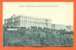 CPA Espagne - Madrid " Palacio Real Visto Desde La Cuesta De San Vicente "  LJCP 16 - Madrid