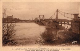 V5433 Cpa 49 Effondrement Du Pont Suspendu De Montjean - Unclassified