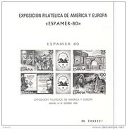 ESPO03-3006THC-España.Spain.Espagne  .1987.(Ed PO 3). PRUEBAS OFICIALES Nº3 ESPAMER 80 - Commemorative Panes