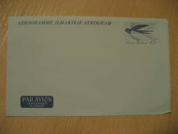SWALLOW HIRONDELLE GOLONDRINA Swallows 1,50 Aerogramme Air Letter Finland - Schwalben