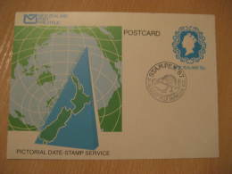 KIWI KIWIS Dunedin 1987 Cancel Card New Zealand - Kiwis