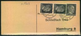 1942, Liebesgabenpaket Empfangsbestätigung Ab EICHWALDE B. BERLIN - Franking Machines (EMA)