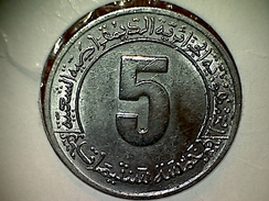 Algerie 5 Centimes 1980 #KM 113 - Argelia