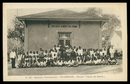 INHAMBANE - ESCOLAS - Missões Franciscanas- Escola "Vasco Da Gama" ( Ed.M.F.P De Moçambique Nº 29) Carte Postale - Mozambico