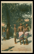 INHAMBANE - COSTUMES - M'Chopes Dancing Girls ( Ed. Spanos & Tsisias Nº 1117) Carte Postale - Mozambique