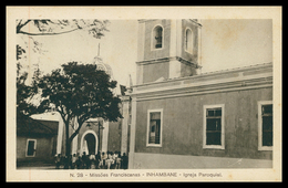 INHAMBANE - Missões Franciscanas- Igreja Paroquial ( Ed.M.F.P De Moçambique Nº 28) Carte Postale - Mosambik