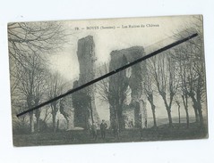 CPA    -   Boves  (Somme )  - Les Ruines Du Château - Boves