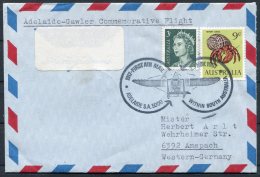 1967 Australia Adelaide - Gawker Flight Anniversary Cover - Covers & Documents