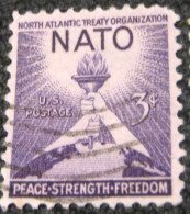 United States 1952 NATO - North Atlantic Treaty Organization 3c - Used - Other & Unclassified