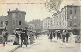 Bourg-de-Péage (Drôme) - Place Du Marché, Vue Du Pont - Collection Peyrouse - Carte N° 288 - Bourg-de-Péage
