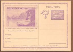 Tarjeta Postal 2c. Parque Nacional De Nahuel. Lago Frias - Enteros Postales