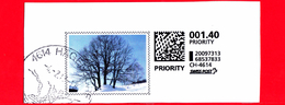 SVIZZERA - Usato - 2013 - Webstamp - Priority - Swiss Post - 1.40 - Automatic Stamps