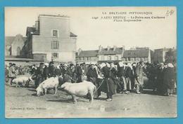 CPA 1240 - La Foire Aux Cochons Place Dugesclin SAINT-BRIEUC 22 - Saint-Brieuc