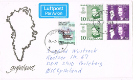 20666. Carta Aerea PITUFFIK (Gronland) Groenlandia 1989. Denmark Autonomie - Cartas & Documentos