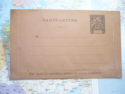 Entier Postal Carte Lettre 25 C - Lettres & Documents