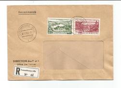 Luxembourg Scott # 247, 444 Registered Cover - Briefe U. Dokumente