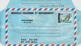 AEROGRAMME N° 8 NEUF - NOUVELLE CALEDONIE REGATE - Covers & Documents