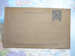 Entier Postal Carte Lettre 15 C - Storia Postale