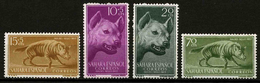 SAHARA ESPAGNOL - ANIMAUX SAUVAGES - YT 129 à 132 * - SERIE COMPLETE 4 TIMBRES NEUFS * - Other