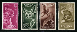 SAHARA ESPAGNOL - ANIMAUX SAUVAGES - YT 163 à 166 * - SERIE COMPLETE 4 TIMBRES NEUFS * - Other