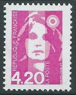 1992 FRANCIA MARIANNA DEL BICENTENARIO 4,20 F MNH ** - P33-10 - 1989-1996 Maríanne Du Bicentenaire