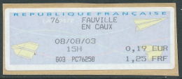 2003 FRANCIA AUTOMATICI 1,25 F MNH ** - P34-10 - 2000 « Avions En Papier »