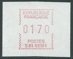 FRANCIA AUTOMATICI 1,70 F NEULLY MNH ** - P34-10 - 1985 « Carrier » Paper