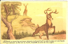 BAMBI A SAUVE LES ANIMAUX SES AMIS LE GRAND CERF LUI CEDE LA PLACE BAMBI DEVIENT LE ROI DE LA FORET - Other & Unclassified