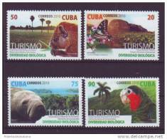 2010.34 CUBA MNH 2010 COMPLETE SET BIRD BUTTERFLIES. TURISMO. MARIPOSAS. LORO. JUTIA. MANATI. - Ungebraucht