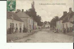 Bourg De Mehun Pres De Villedieu 36    La Rue Principale Du Village Et Les Bords Tres Tres Animées - Autres Communes