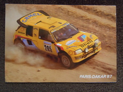 Rallyes Paris-Dakar 1987 , La Peugeot 205 Turbo 16 De Vatanen - Rallyes