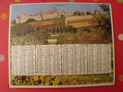 Calendrier Illustré En Carton De 1976. Almanach Des PTT Postes Facteur. Carcassonne Moutons - Grand Format : 1971-80