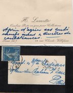 VP6832 - CDV - Carte De Visite -  Mr H.LAMOTTE Timbres Poste En Gros Pour Collections à PARIS Rue Claude - Vellefaux - Visitekaartjes