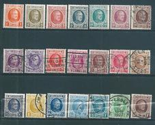 Belgique Timbres De 1921/27 N°190 A 210 Complet Oblitérés * (6 Neufs *) - 1922-1927 Houyoux