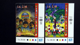UNO-Genf 605/6 Oo/ESST, Internationaler Tag Zur Beseitigung Der Armut - Used Stamps