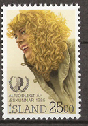 Iceland Island 1985 International Year Of Youth. MI 635 MNH(**) - Nuevos