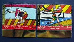 UNO-Genf 602/3 Oo/ESST, Sport Für Frieden: Olympische Sommerspiele, Peking - Used Stamps