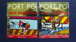 UNO-Genf 602/3 Oo/ESST, Sport Für Frieden: Olympische Sommerspiele, Peking - Used Stamps