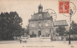 94 - GENTILLY - LA MAIRIE ET LA PLACE - Gentilly