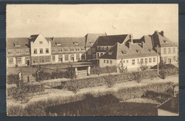 +++ CPA - WETTEREN - QUATRECHT - Ecole Ménagère Agricole Degré Moyen-Vue Sur La Cour - Landbouwhuishoudschool - Koer  // - Wetteren