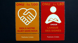 UNO-Genf 600/1 **/mnh, Übereinkommen über Die Rechte Von Menschen Mit Behinderungen - Nuevos