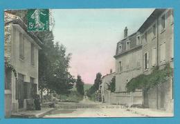 CPA Route De Lyon Et Le Château SAINT-JEAN-DE-MUZOLS 07 - Autres & Non Classés