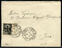 TUNISIE - N° 132 / LETTRE OBL. SIDI ATHMAN LE 17/5/1927 POUR PARIS - TB - Covers & Documents