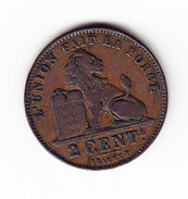BELGIUM MORIN CAT N° 217  UNC  (AL03) - 2 Cent