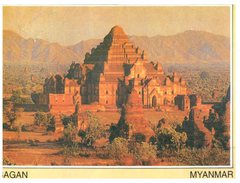 (209 PF) Myanmar - Bagan - With Stamp At Back Of Postcard - Myanmar (Birma)