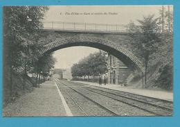 CPA Gare Et Entrée Du Viaduc CONFLANS-FIN-D'OISE 78 - Conflans Saint Honorine